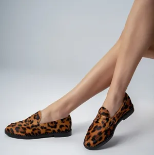 Loafer Couro Animal Print