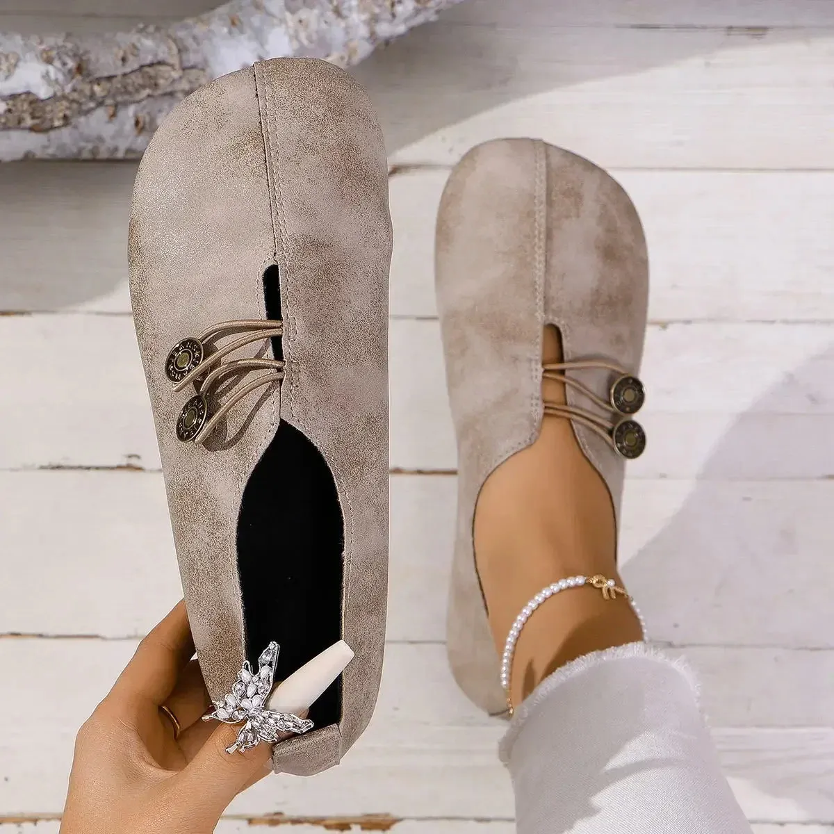 Micaela | Suede Loafer