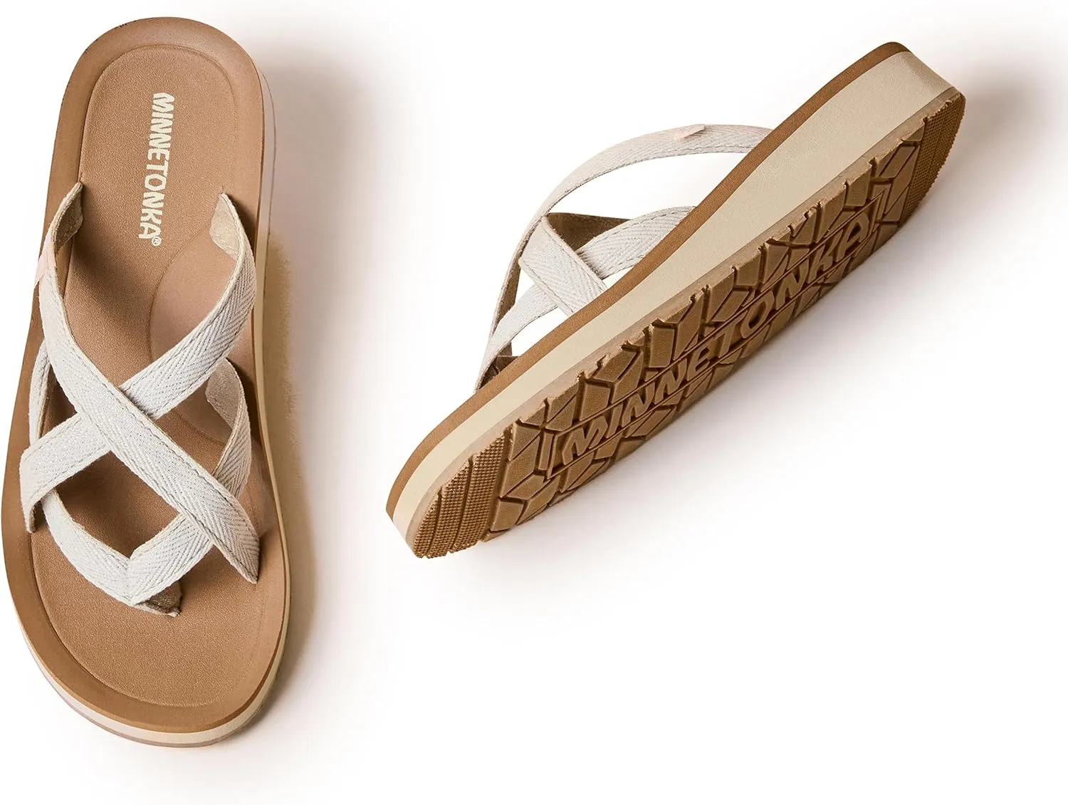Minnetonka Hanna 2.0 - Summer Sandals for Women with a Classic Flip-Flop Design, Contoured Footbed, and Comfortable Straps
