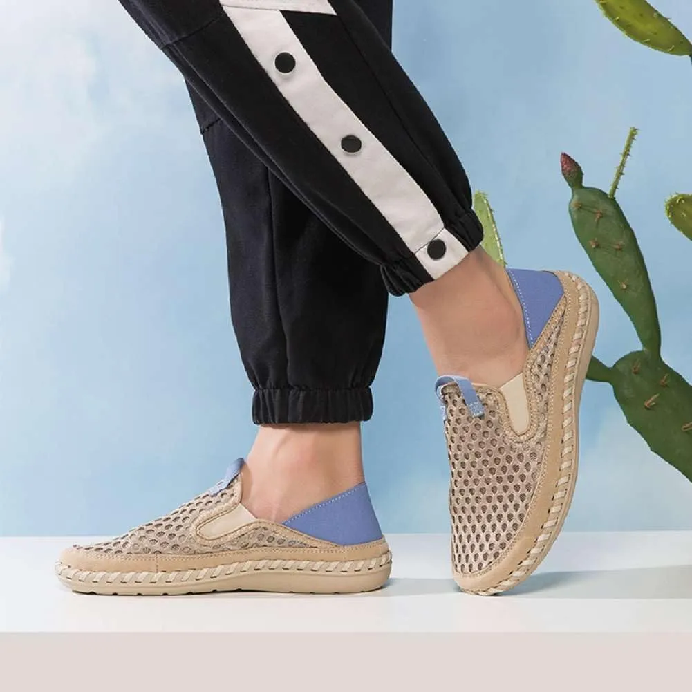 mitvr Men's Breathable Loafers Knit Lightweight Driving Shoes Slip-on Casual Walking Shoes for Men