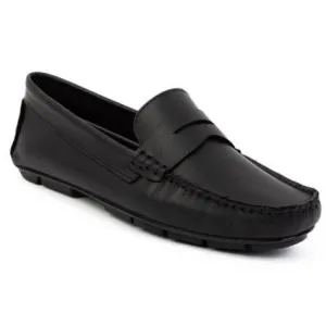 Mocasin o loafer driver antifaz negro
