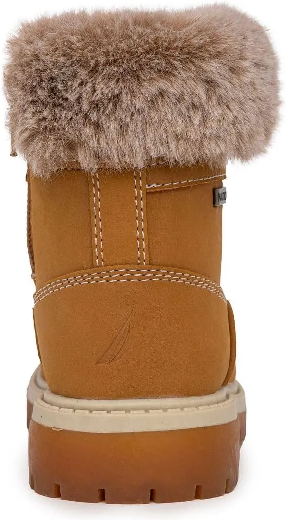 Nautica Kids Chukka Boots with Lace-Up and Zipper Ankle Bootie Design | Boys-Girls | Dress Shoes | Size for Toddler & Little Kids