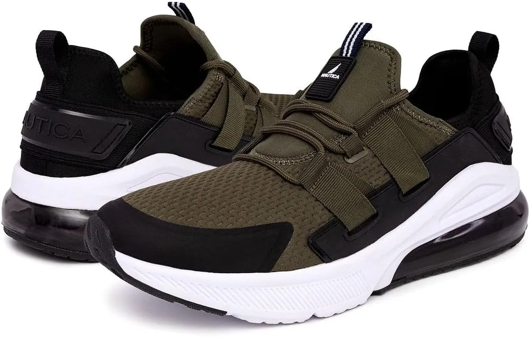Nautica Men's Sneakers - Air Cushion Lace-Up Running Shoe - Lightweight and Comfortable Athletic Footwear for Everyday Wear and Fitness Training