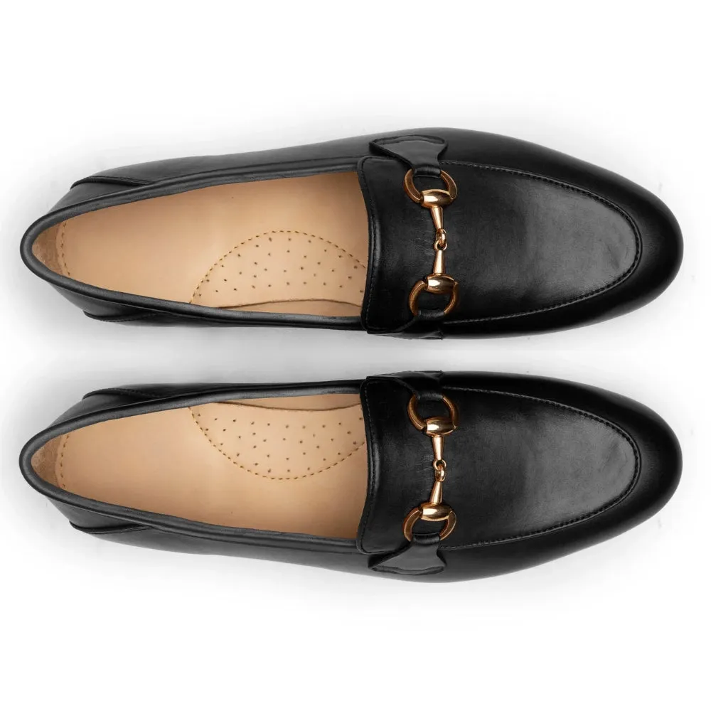 Patrick Black Classic Formal Leather Loafers