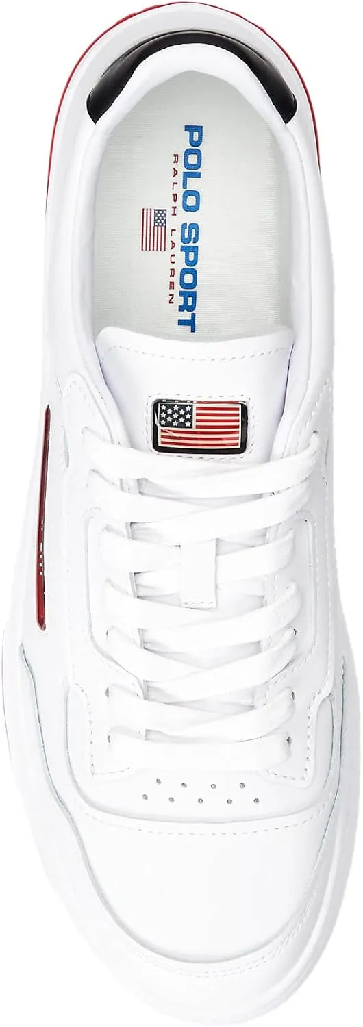 POLO RALPH LAUREN Men's Leather-ps 300-sneakers-low Top Lace Sneaker
