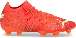 PUMA Womens Future 1.4 Firm GroundArtificial Ground Soccer Cleats Cleated, Firm Ground, Turf - Orange - Size 7 M