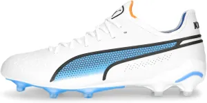 PUMA Womens King Ultimate Firm Ground/Ag Soccer Cleats Cleated, Firm Ground, Turf - White - Size 11 M