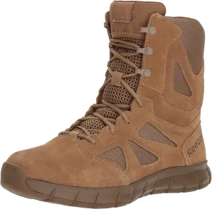 Reebok Work Men's RB8808 Sublite Cushion Soft Toe 8" Tactical Boot Coyote Military, 6.5