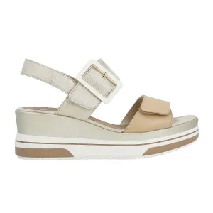 Remonte Sabine D1P50 Wedge Sandal (Women) - Cord/Muschel Lugano