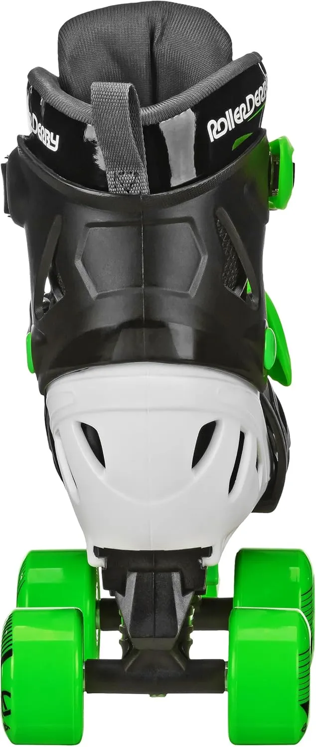 Roller Derby Trac Star Adjustable Skates for Kids, Beginners