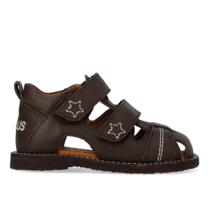 Sandal with star embroidery