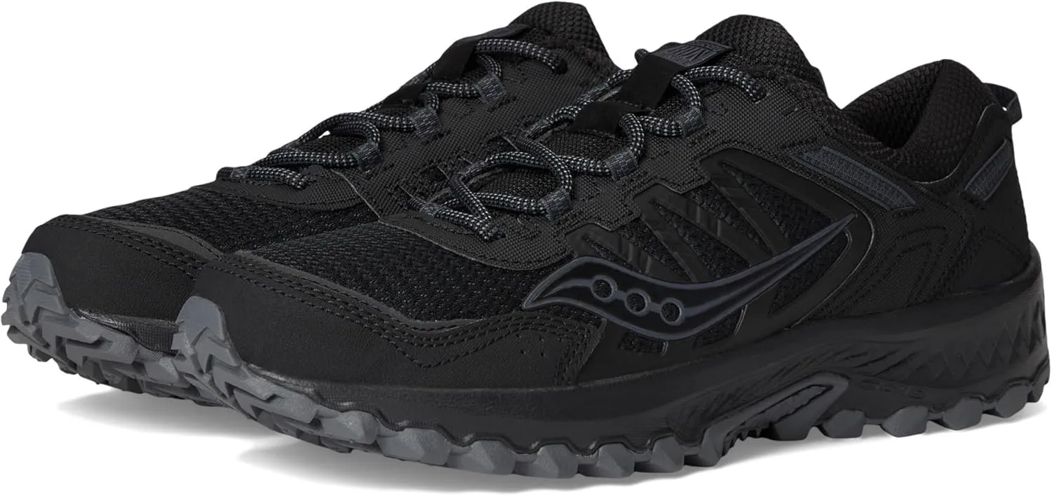 Saucony Unisex Grid Peak Sneaker, Black, 8.5 US Men