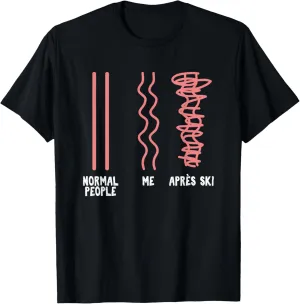 Ski slopes Ski track Apres Ski Resort Ski Goggles Ski Sports T-Shirt
