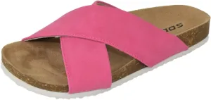 Soda Shoes Women Sandals Footbed Criss Cross Band Strap Flip Flops Midge-S