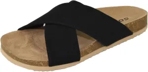 Soda Shoes Women Sandals Footbed Criss Cross Band Strap Flip Flops Midge-S