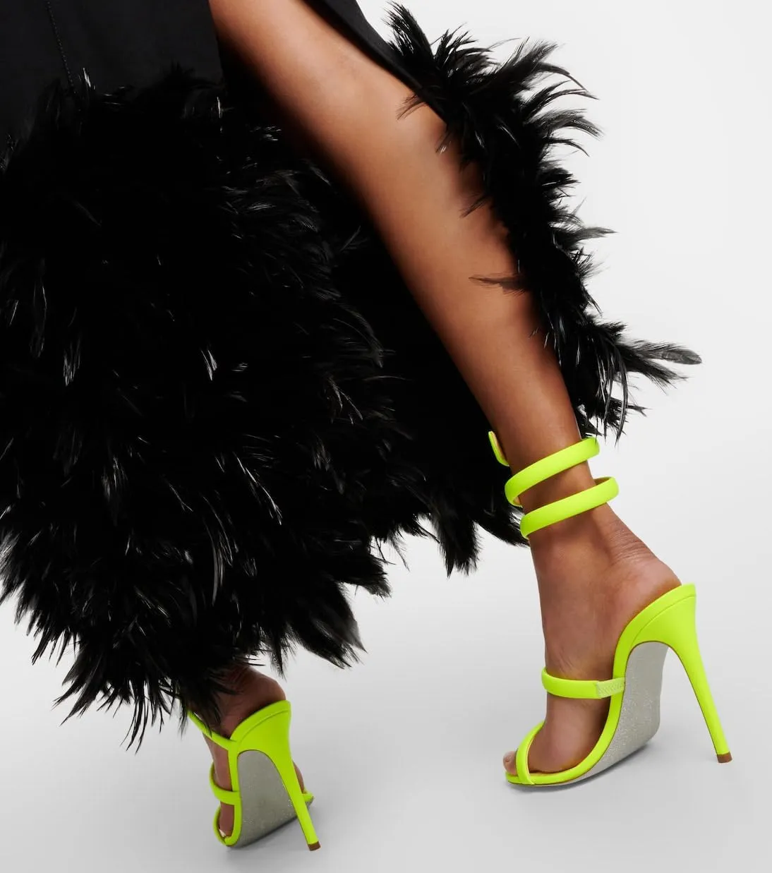 Strappy Heeled Sandals Spiral Ankle Wrap Strap Stilletos Sexy High Heel Gladiator Party Shoes Open Round Toe Lace Up Dressy Pumps