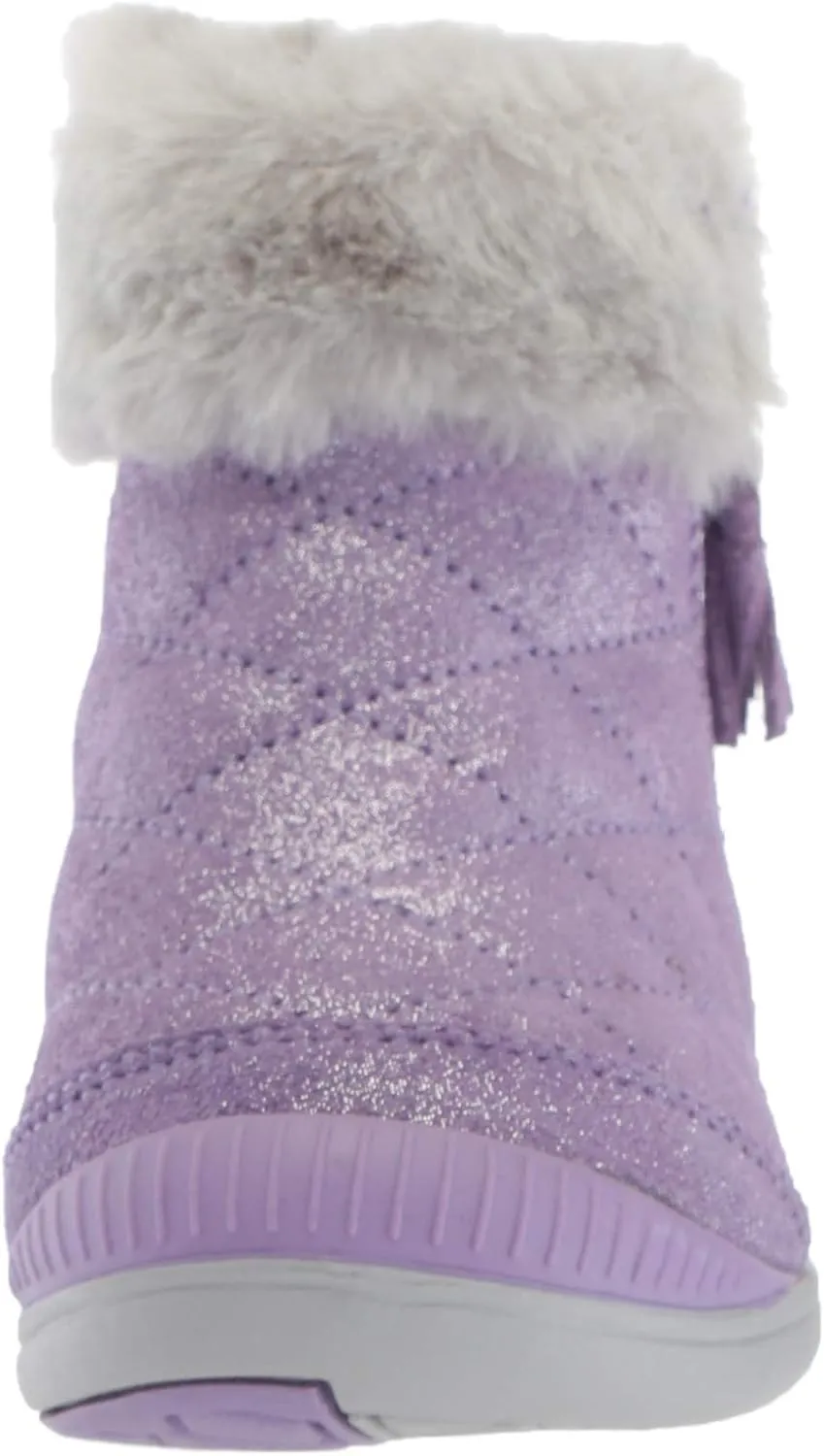 Stride Rite Girl's Chloe Sparkle Suede Bootie Fashion Boot