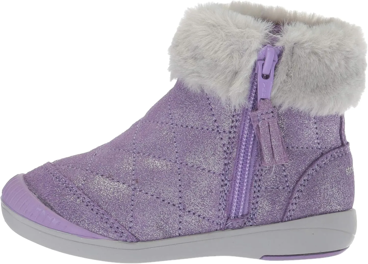 Stride Rite Girl's Chloe Sparkle Suede Bootie Fashion Boot