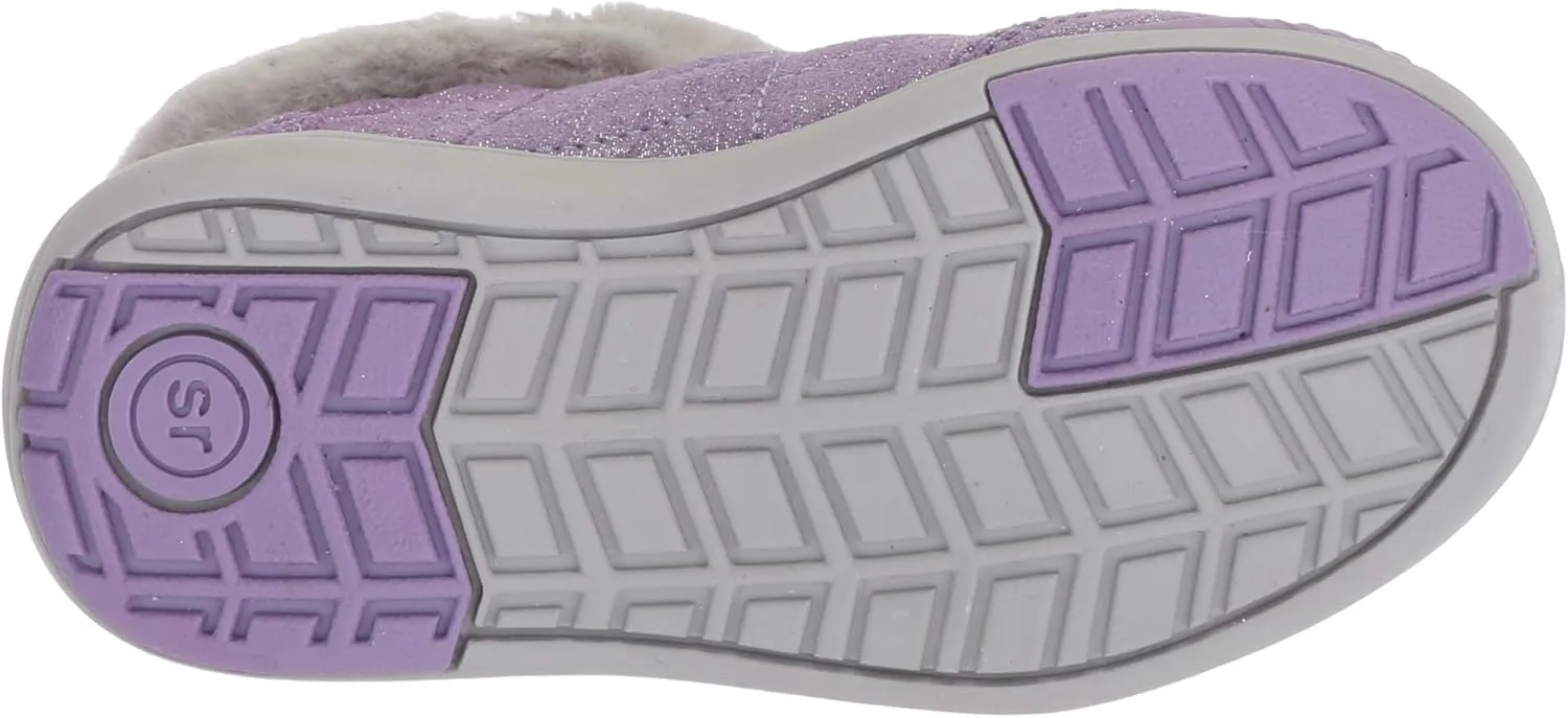 Stride Rite Girl's Chloe Sparkle Suede Bootie Fashion Boot
