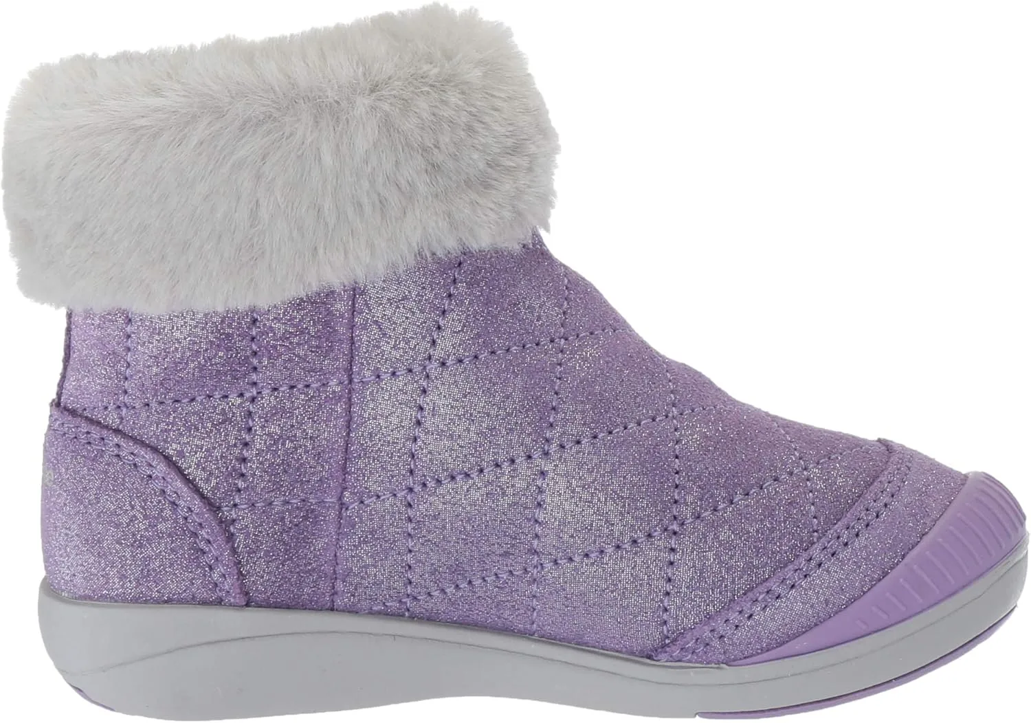 Stride Rite Girl's Chloe Sparkle Suede Bootie Fashion Boot