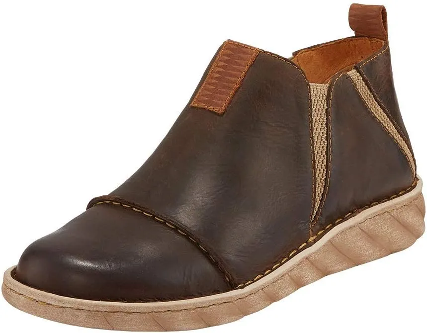 Tony Lama Mens Pancho Bark Pull On Casual Boots Ankle - Brown