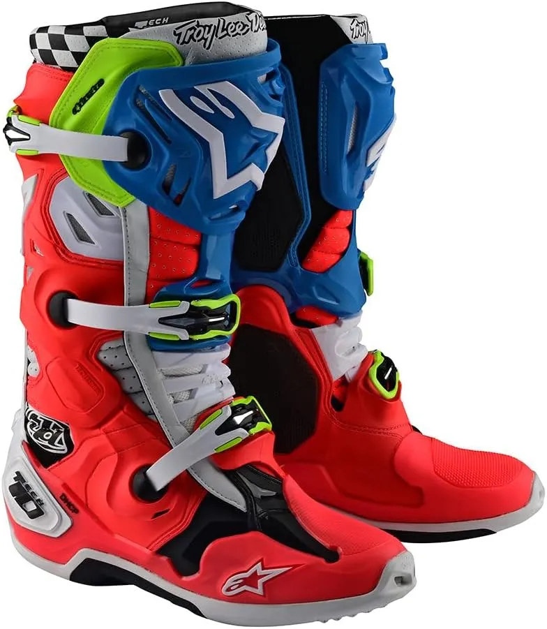 Troy Lee Designs Alpinestars Tech 10 Supervented Mx Boot, Solid