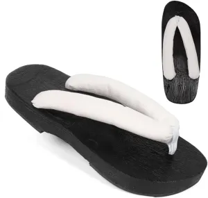UZAIN Anime Tanjirou Cosplay Clog Shoes Japanese Sandals for Women Geta Wooden Anti-Slip flip-Flops Prop Oshitari