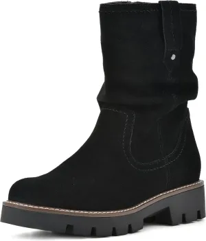 WHITE MOUNTAIN Women's Shoes Glean Lug Sole Mid Calf Boot