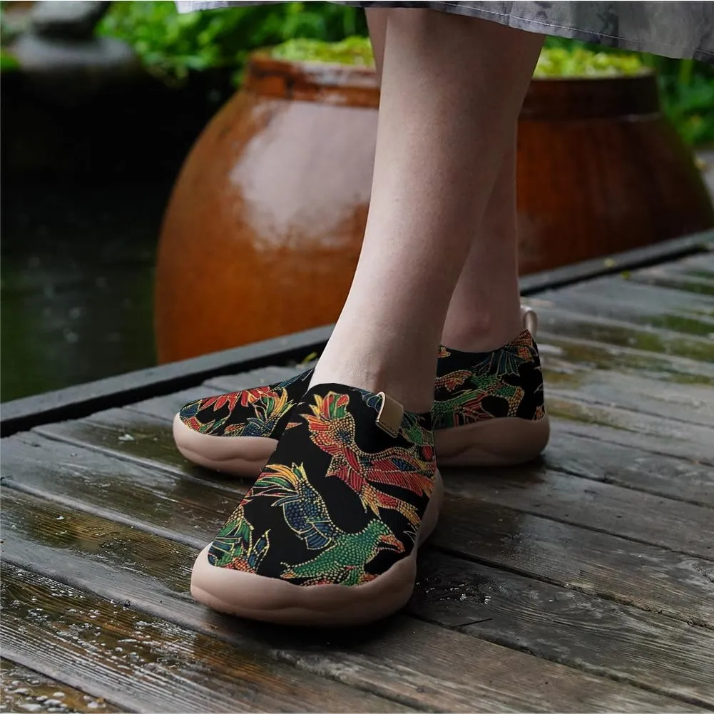 Women's Art Travel Shoes Slip On Knit Comfort Loafers Lightweight Fashion Sneaker