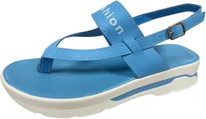Women's Platform Wedge Heel Sandals Women's Open Toes Sandals Breathable Ankle-Strap Shoes Metal Beach Sandals