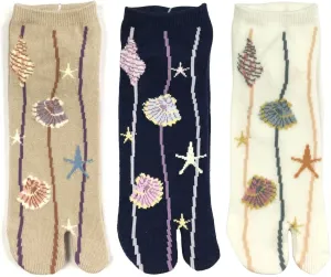 Wrapables Tabi Flip-Flop Socks (Set of 3)